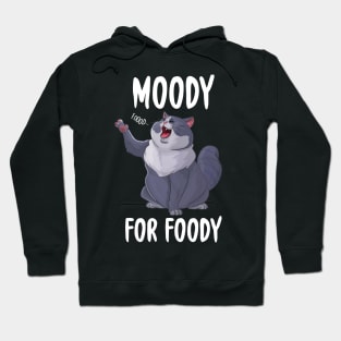 Moody For Foody Fat Cat Hoodie